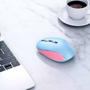seenda Wireless Bluetooth Mouse,
2.4G Wireless Blue and Pink Mouse, New in box